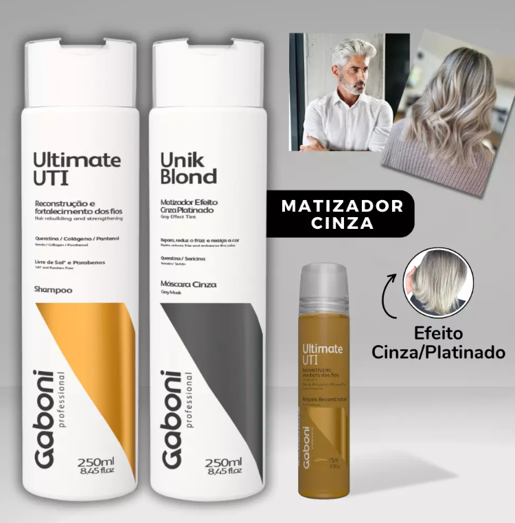 Como o matizador platinado cinza pode aprimorar seu look?