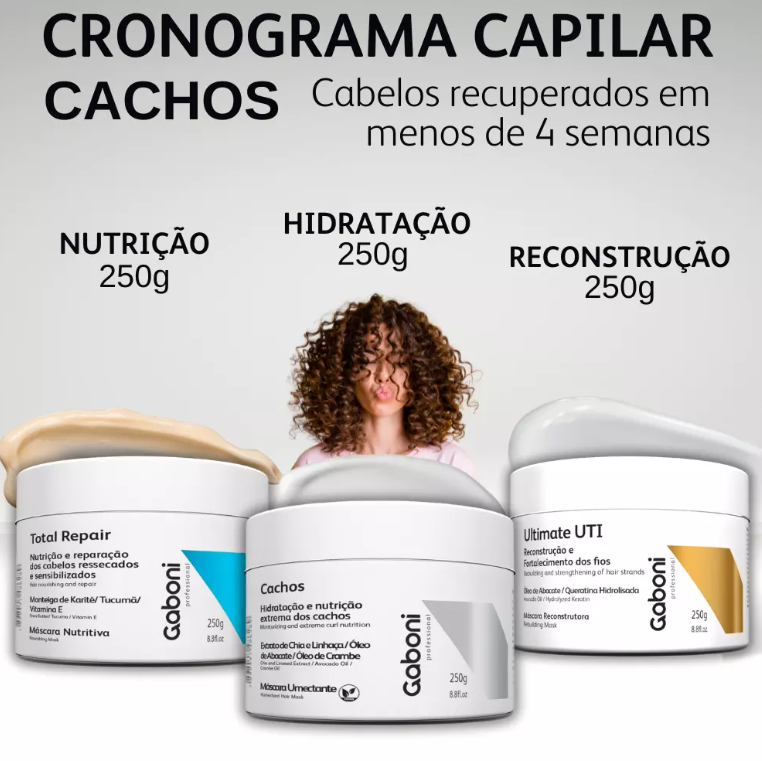 Cachos perfeitos: cronograma capilar para cabelos cacheados